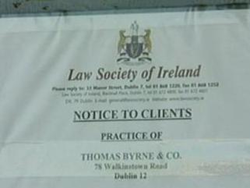 Thomas Byrne - Turned up in court