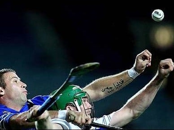 Munster's Dan Shanahan battles with Connacht's Ger Mahon