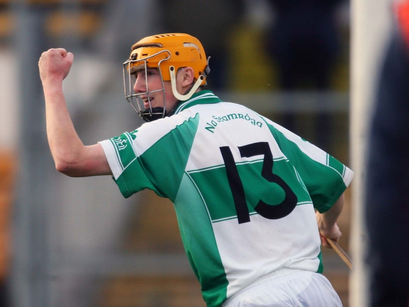 Ballyhale's Eoin Reid celebrates after his goal