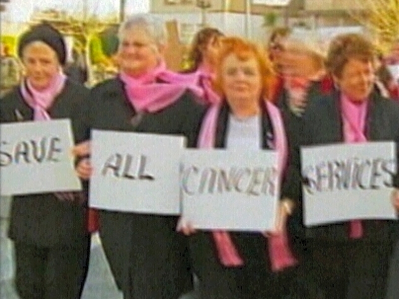 Castlebar, Co Mayo - Hospital protest rally