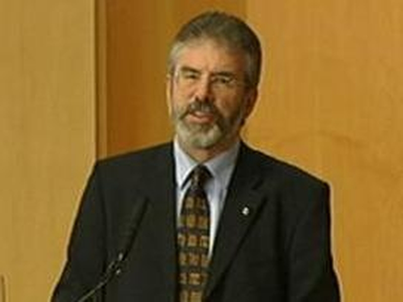 Gerry Adams - Attended debate on reconciliation