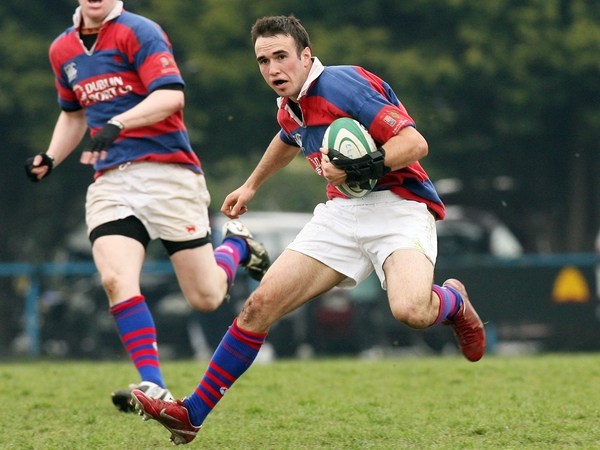 Clontarf winger Max Rantz McDonald grabbed a brace of early tries
