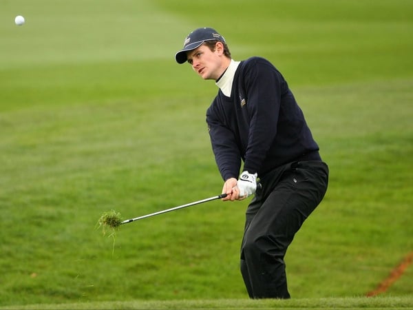 Justin Rose: along with Ian Poulter is one stroke behind Boo Weekley and Heath Slocum