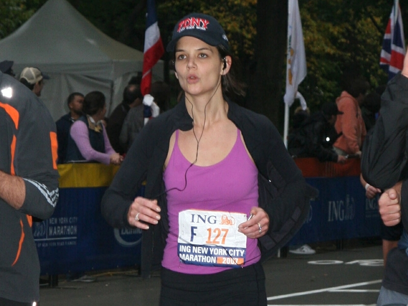 Holmes - completes marathon