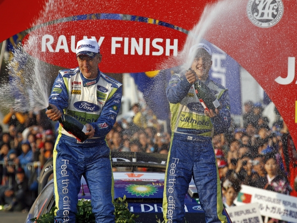 Mikko Hirvonen once again leads the World Rally Championship