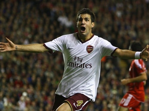Cesc Fabregas' effort took two deflections on its way to the Bolton net