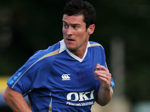 David Nugent hit the upright at Fratton Park
