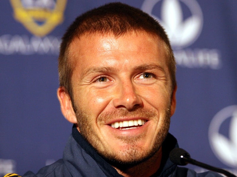 Beckham - Photographed for ad campaign last week