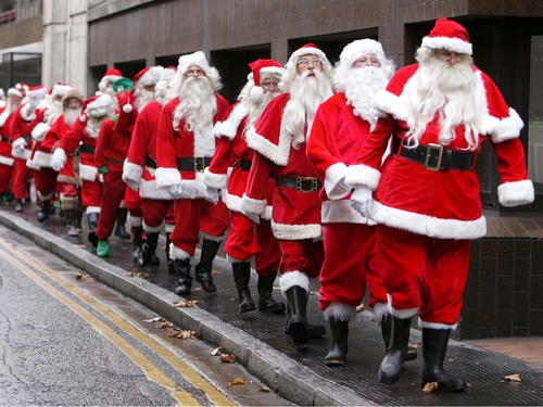 Santas - Restricted greeting in Sydney