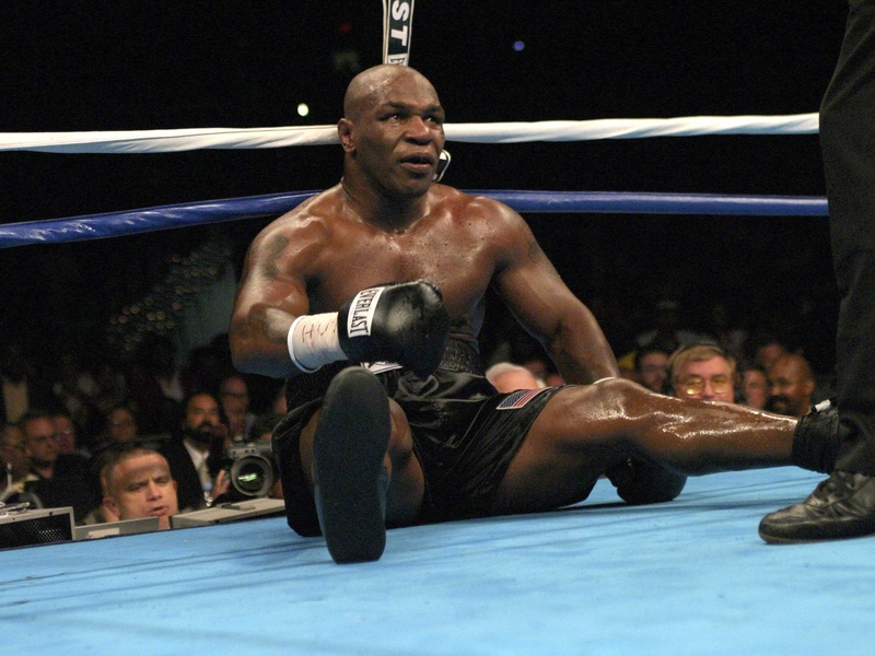 A down and out Mike Tyson