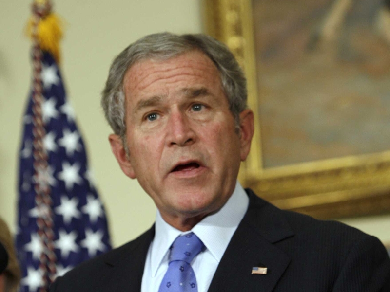 George W Bush - Says Iran remains a threat
