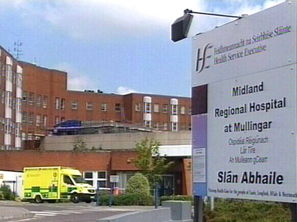 Mullingar - Midland Regional Hospital overcrowded