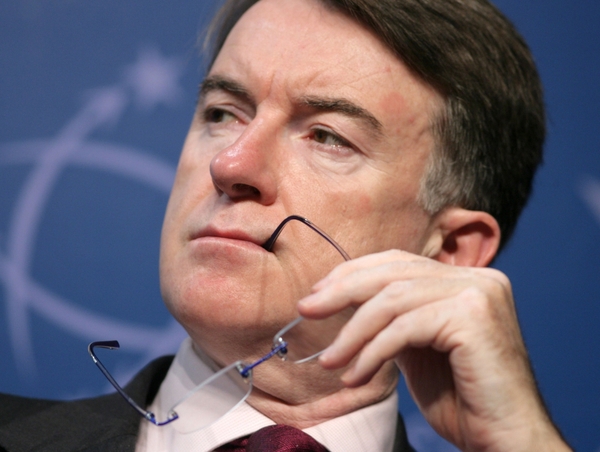 Peter Mendelson - Briefs ministers on WTO