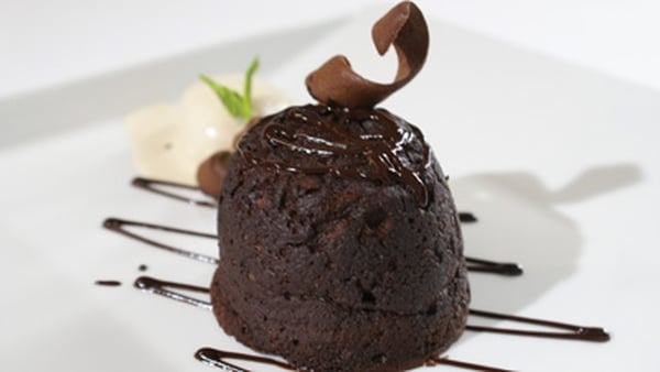 Chocolate Fondant Bailey’s Ganache with Vanilla Ch