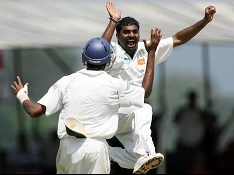 Muttiah Muralitharan tore through the Indian batting line-up
