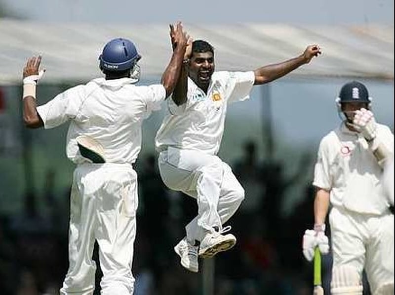 Muttiah Muralitharan has become Test cricket's most prolific bowler