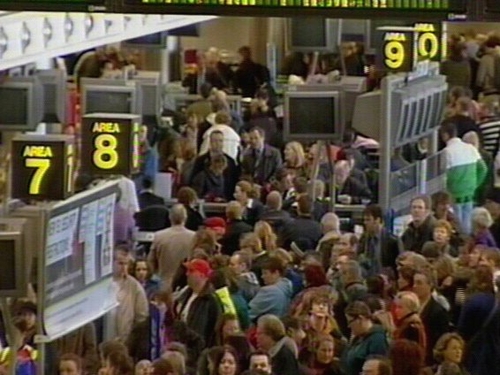 Dublin Airport - Travellers to the Balearic Islands face serious delays