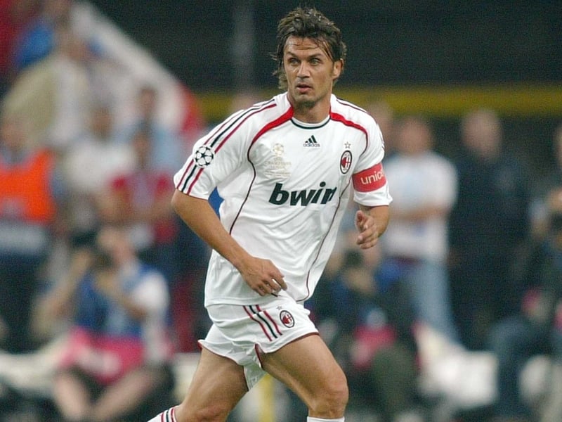 Paolo Maldini has won five European Cups during his time with AC Milan