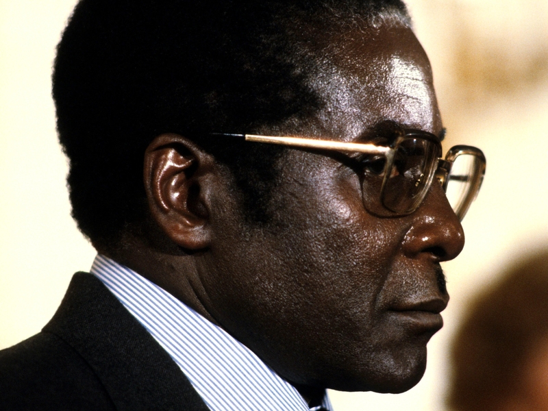 Robert Mugabe - In Portugal for summit