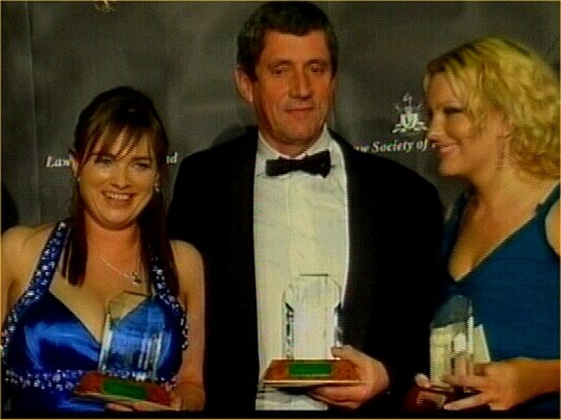 Dympna Moroney, Charlie Bird &amp; Samantha Libreri - Justice media awards last night