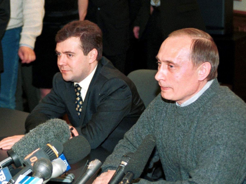 Medvedev &amp; Putin - Pair have worked together since 1990s