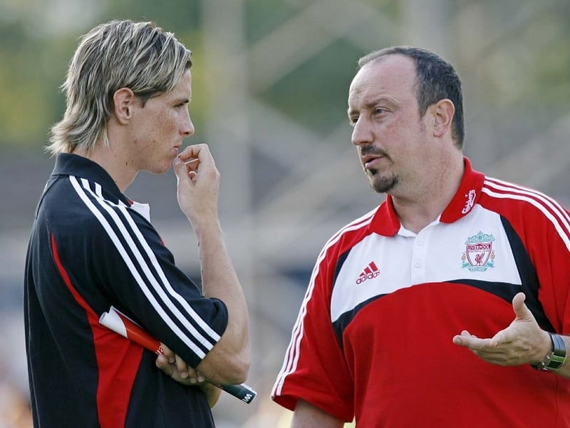 Rafa Benitez's substitution of Fernando Torres was an enforced one