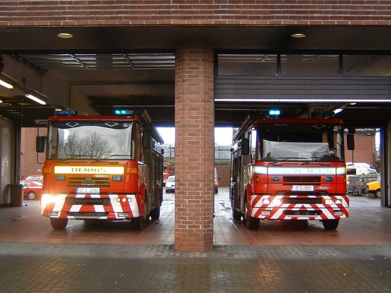 Fire Brigade - Blaze at Dublin apartments