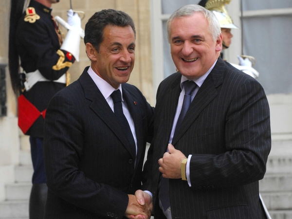 Bertie Ahern &amp; Nicolas Sarkozy - Taoiseach's invitation to French counterpart