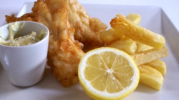 Tempura Cod with Chips