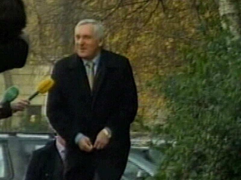 Bertie Ahern - Tribunal challenge raised in Dáil