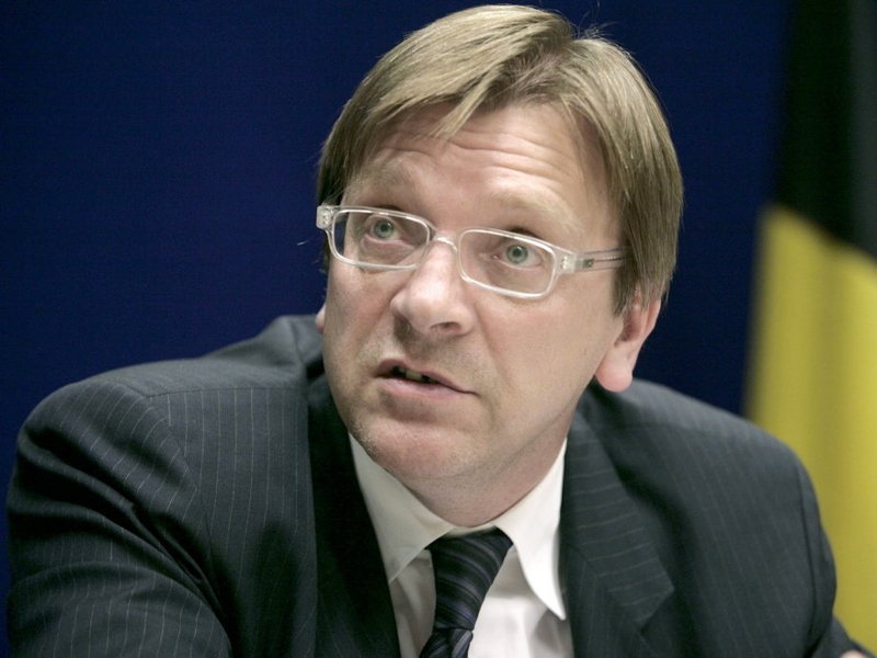 Guy Vergofstadt - New interim Belgian government
