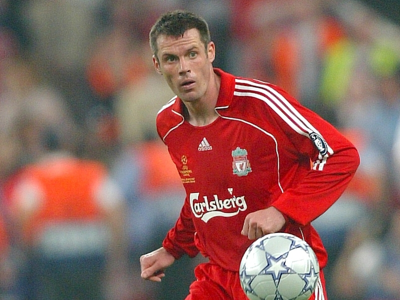 Vice-captain Jamie Carragher will play his 100th European game - a Liverpool record - in the San Siro