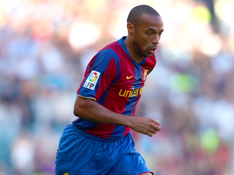Barcelona's Thierry Henry has failed to produce the form he showed at Arsenal