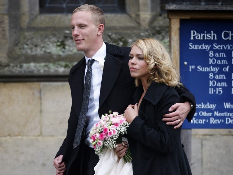 Billie Piper with husband Lawrence Fox