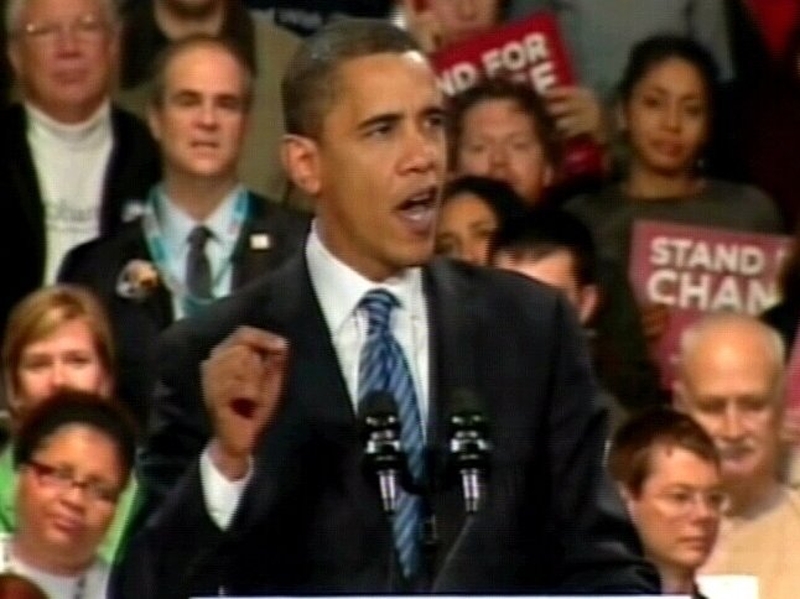 Barack Obama - Ahead in opinion polls