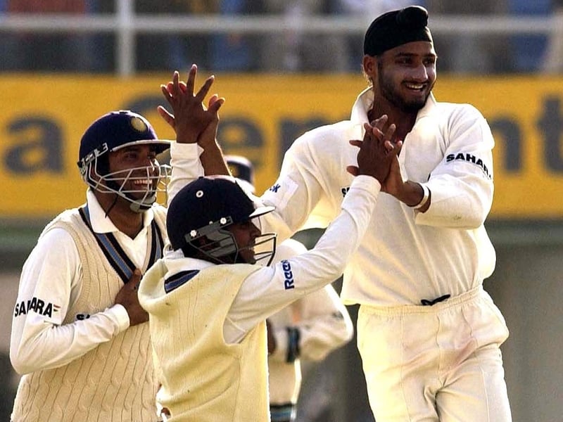 Harbhajan Singh captured two for 25 from five overs
