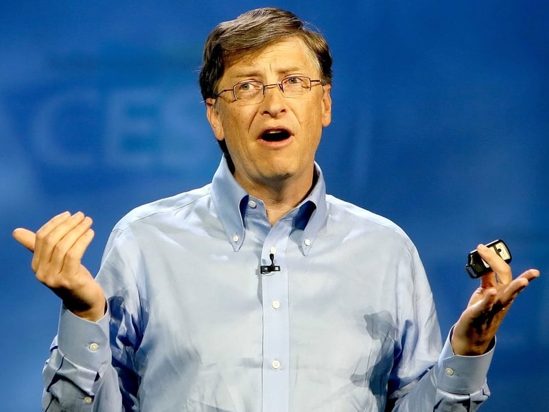 Bill Gates - To concentrate on charity work