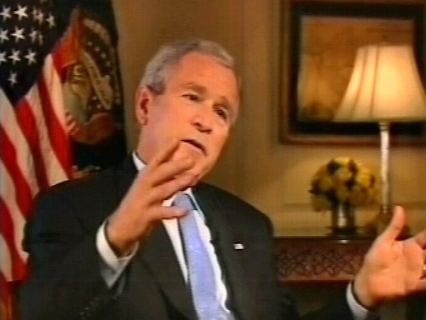 George W Bush - Must convince Democrats