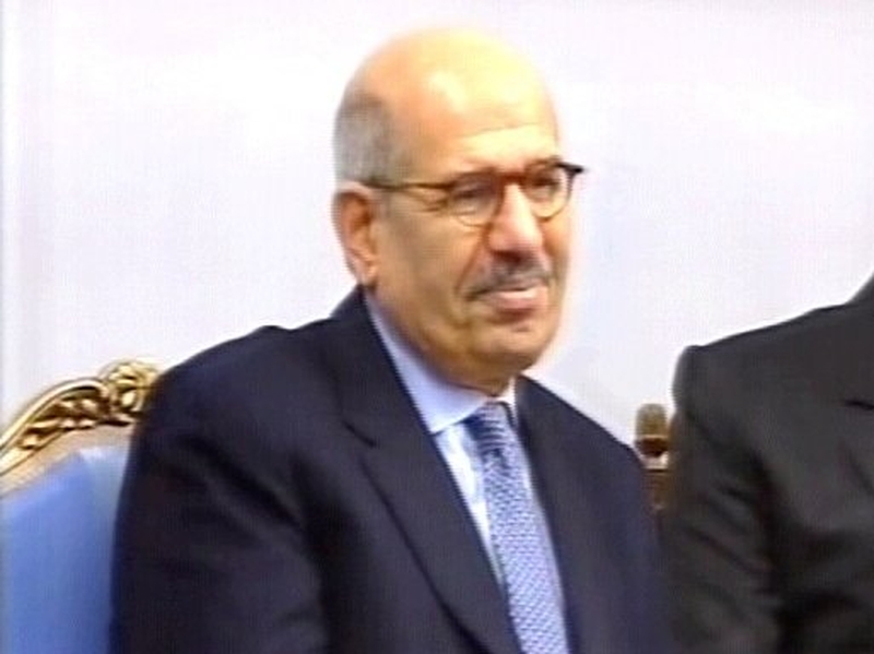 Mohamed El Baradei - Arrived in Tehran