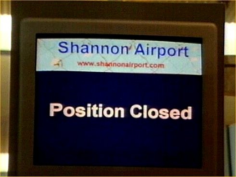 Shannon Airport - Air traffic controllers on strike