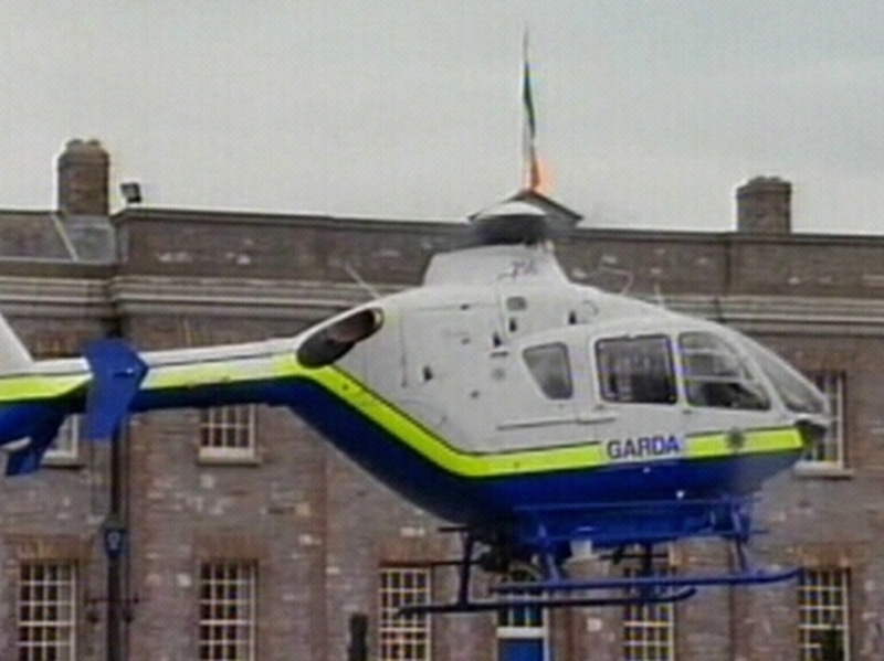Garda helicopter - Search of Dalton Park area