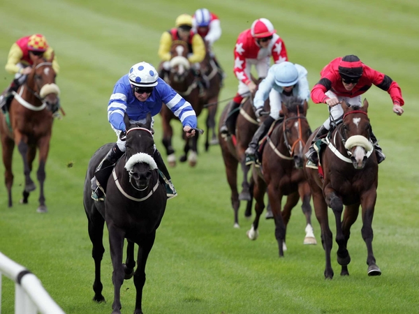 Action from the Goffs Million at the Curragh