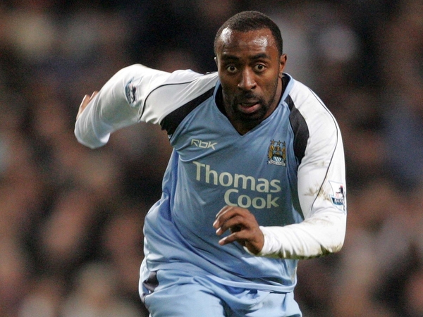 Darius Vassell was on the mark for Manchester City today