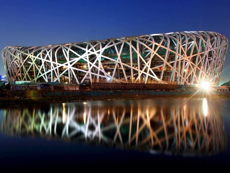 The 2008 Olympics open in Beijing's Bird's Nest stadium on 8 August