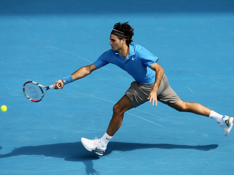 Roger Federer's march to the Australian Open final continues