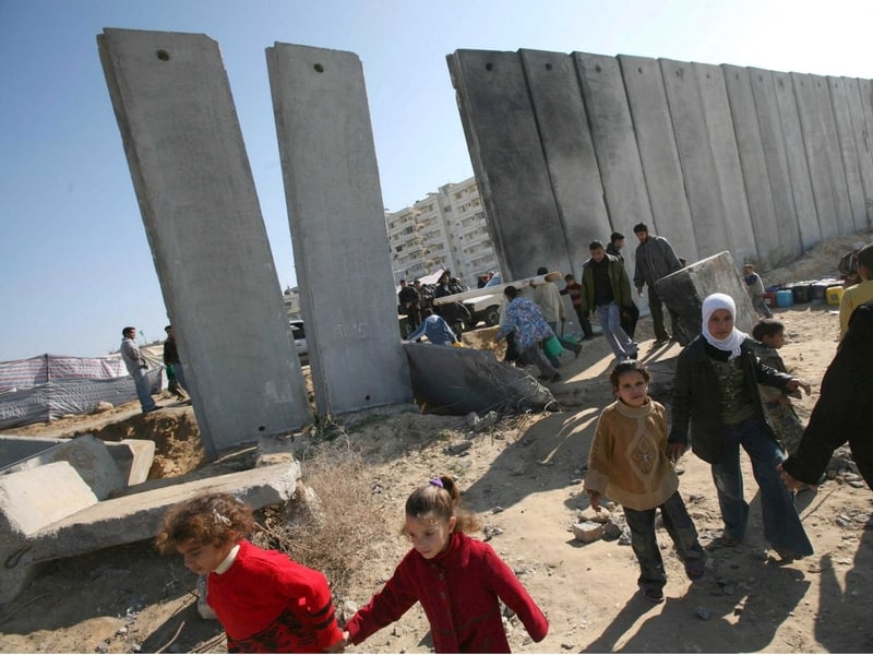 Rafah - Hamas blew open Egypt border last month