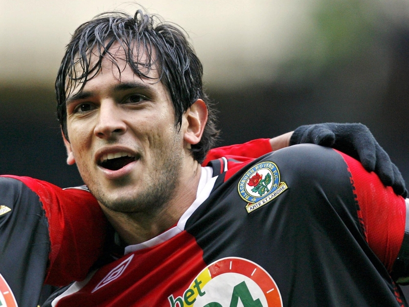 Roque Santa Cruz netted twice at Ewood Park