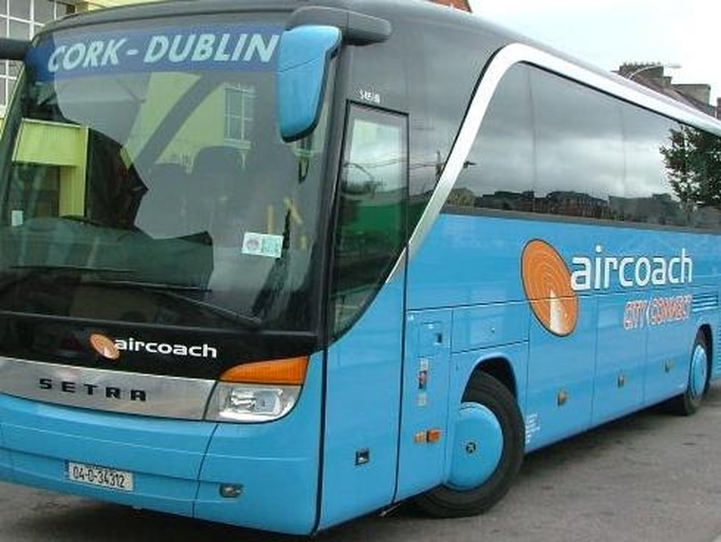 Aircoach - Bus overturns