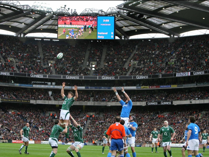 The Ireland rugby team have played five times at Croke Park in the past two seasons