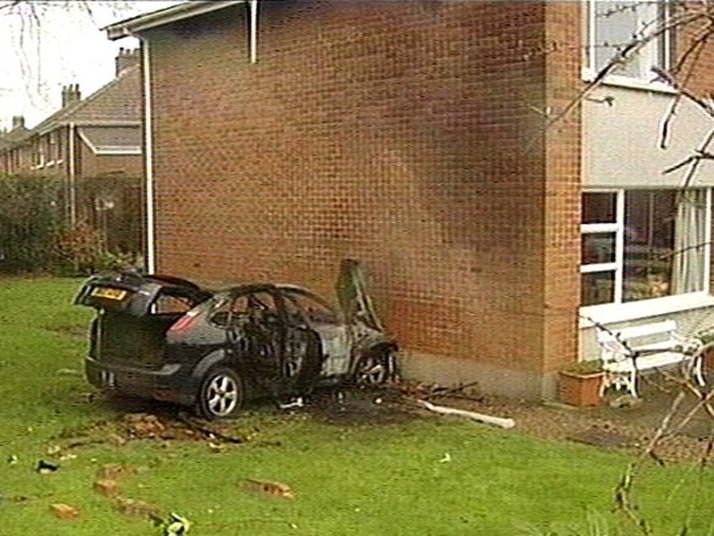 Antrim - Car crashed into home
